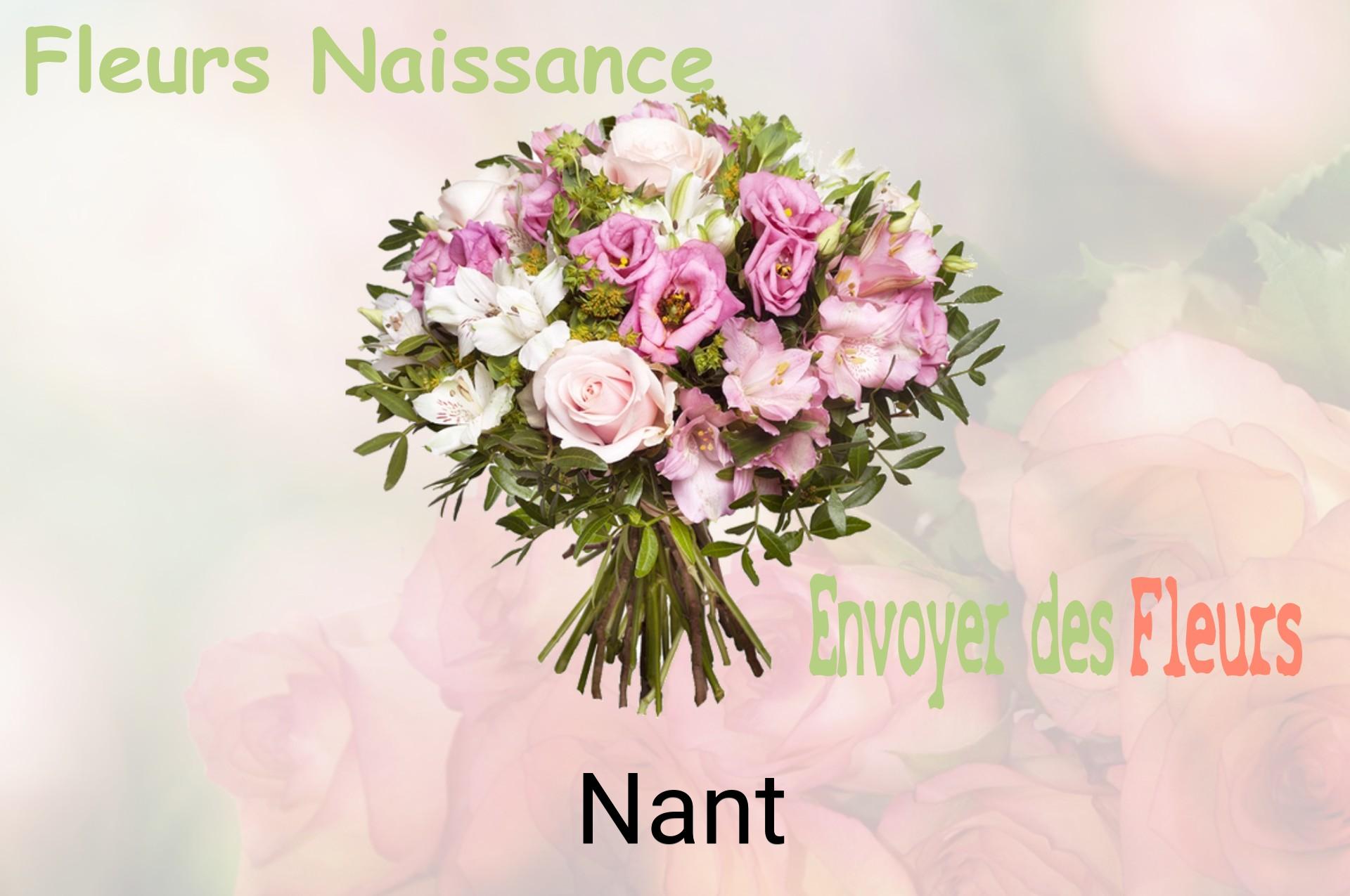 Bouquet de fleurs de naissance livré à Nant